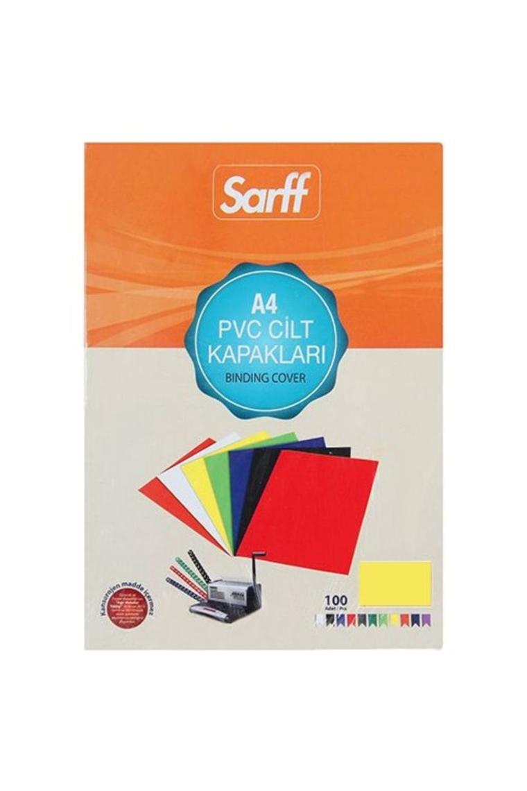 Sarff A4 Pvc Opak Cilt Kapağı(Sarı) 15201017