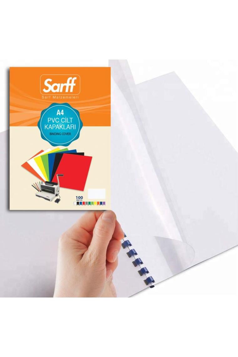 Sarff  Opak Cilt Kapağı A4 160 Mic Beyaz