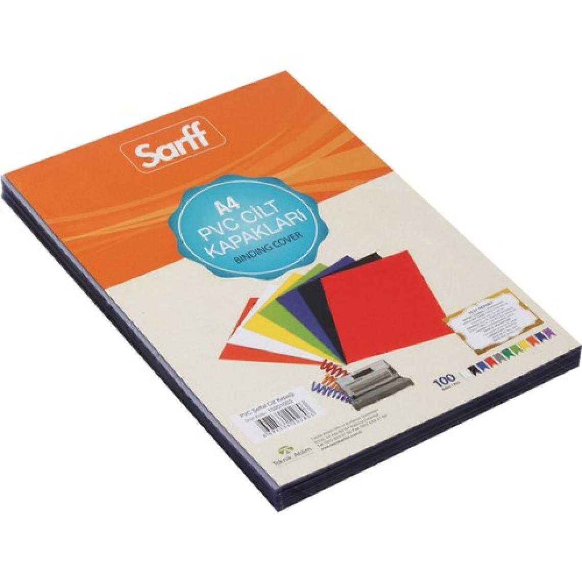 Sarff A4 Pvc Opak Cilt Kapağı(Turuncu) 15201019