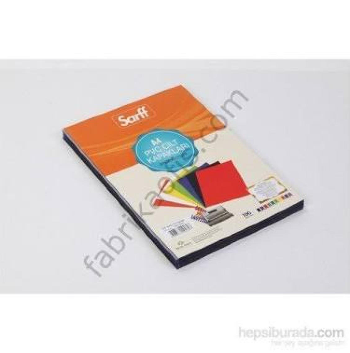 Sarff Cilt Kapağı PVC 160 Micron A4 100 Adet - Kırmızı