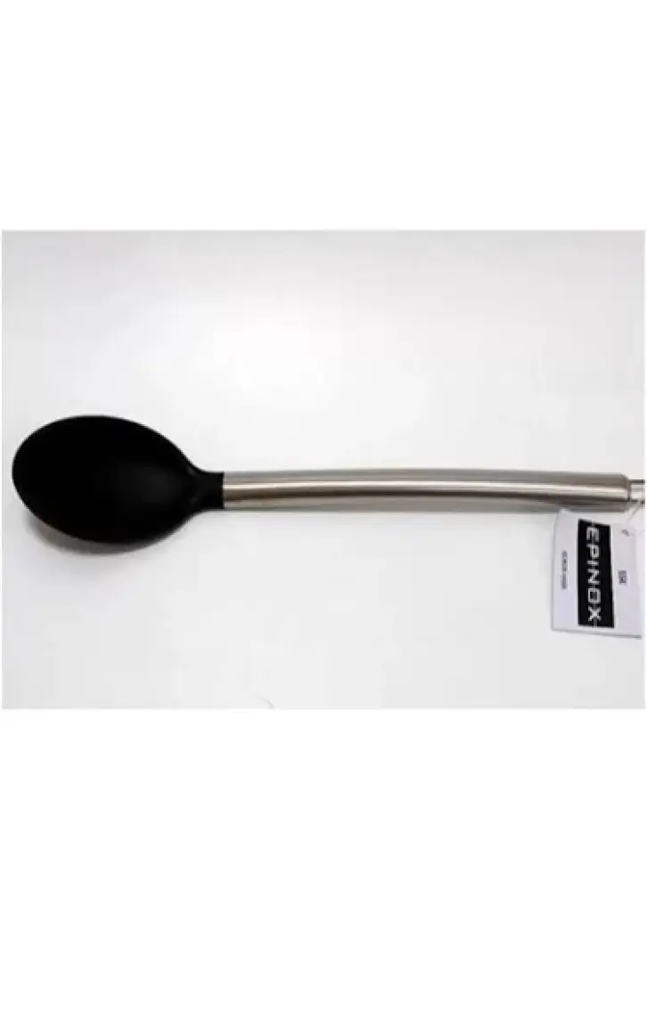 Epinox Silikon Kaşık Siyah 34 cm