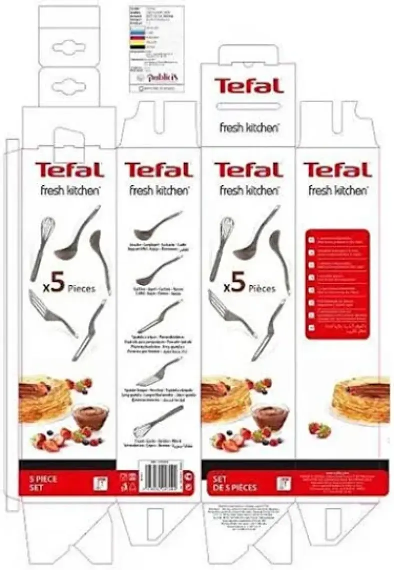 Tefal K210S5 Fresh Kitchen Hazırlık ve Servis Aksesuar Seti 5 Parça - 2100096216