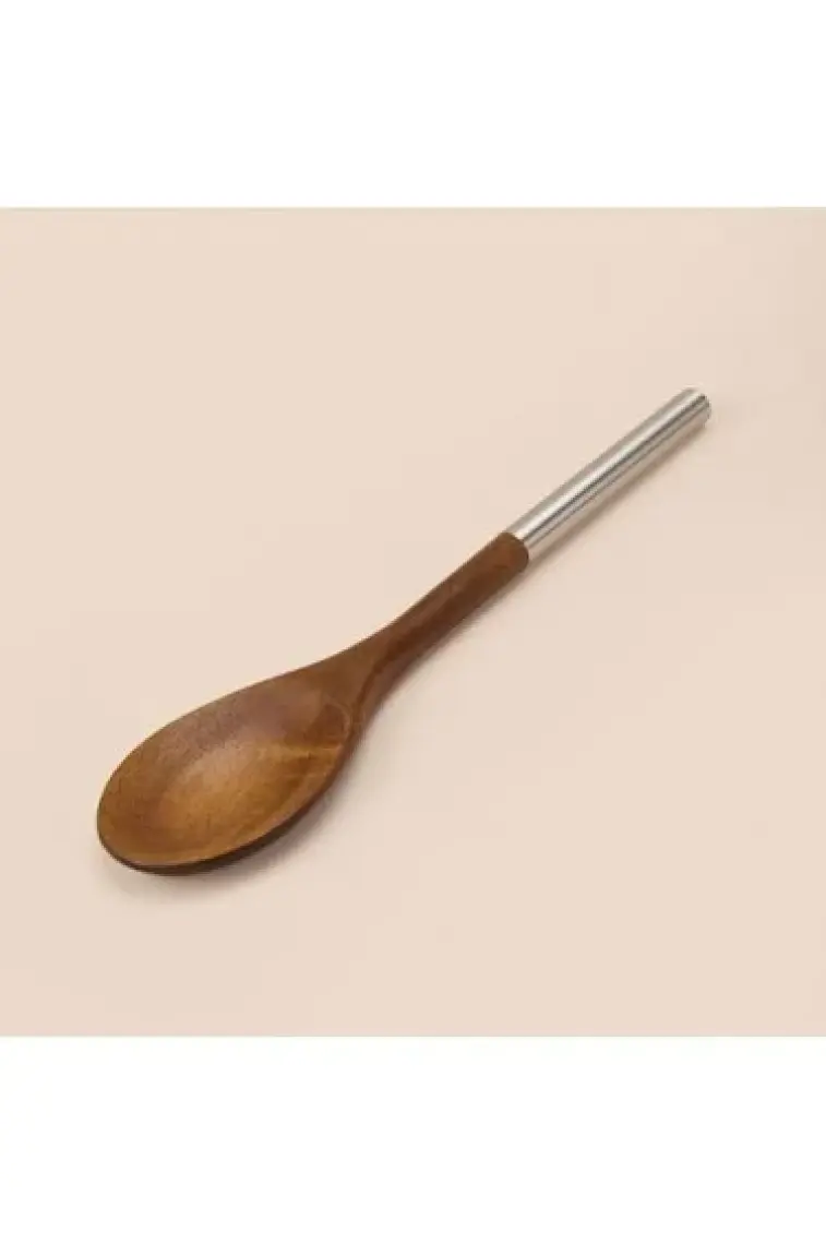 Akasya Kaşık - Kahverengi / Gri - 32 cm