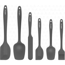 Valletta VLT1020 Drongo Gri 6'lı Spatula Seti