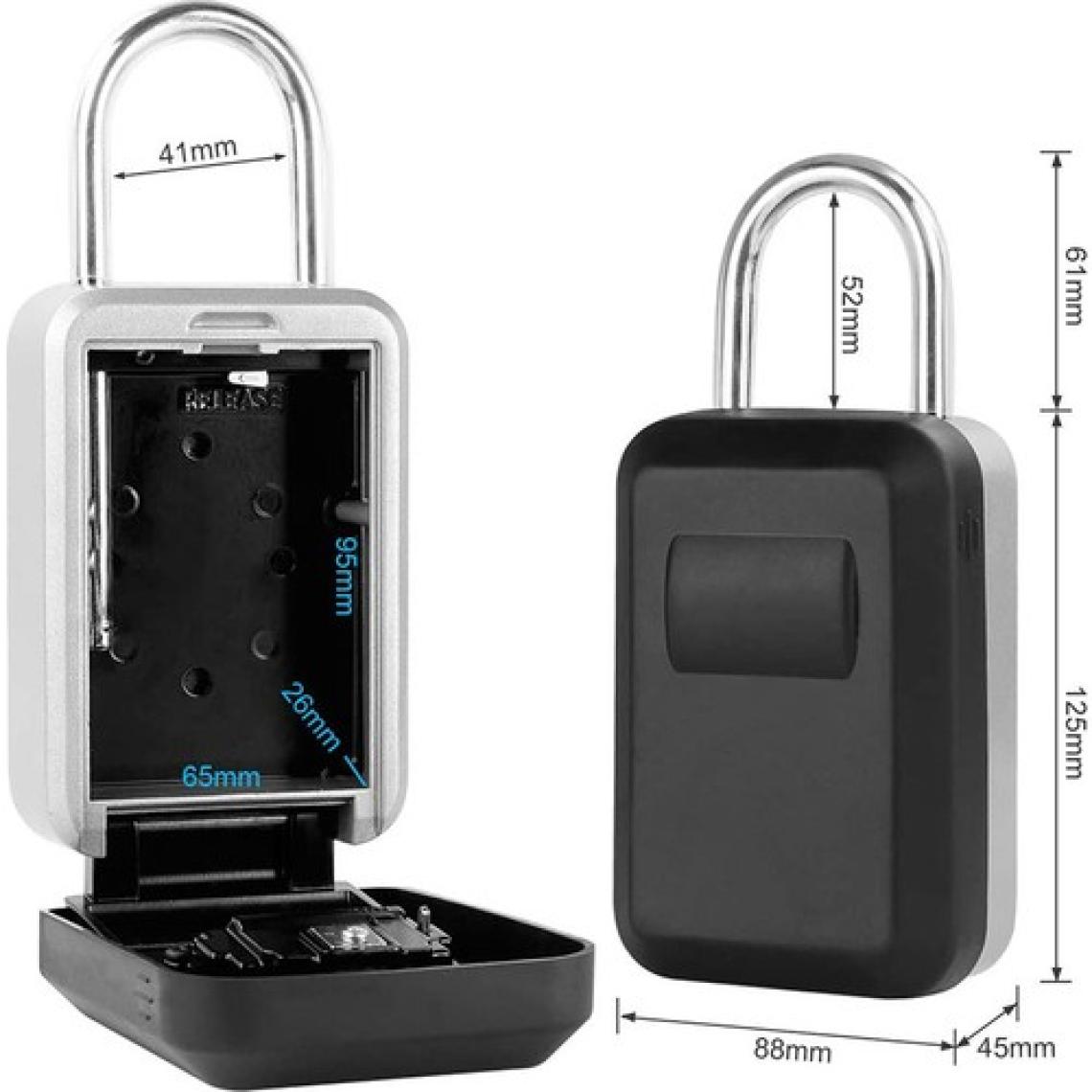Mühlen Safe Key 7 Şifreli Çelik Kasa Anahtar Kasası Kutusu Anahtarlık Askı Tipi Çelik Anahtar Kutusu