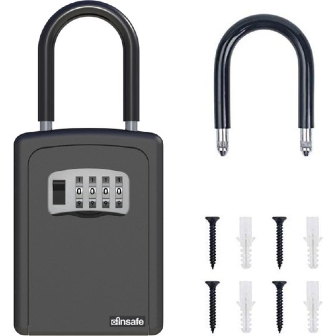 Insafe ISC802KEY Şifreli Anahtar Kutusu - Anahtar Dolabı - Siyah