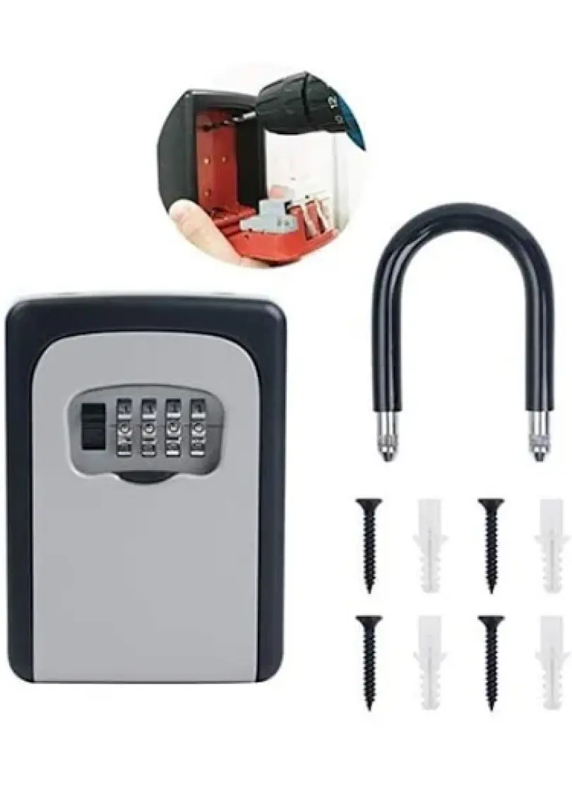 Insafe ISC802KEY Şifreli Anahtar Kutusu - Anahtar Dolabı - Siyah