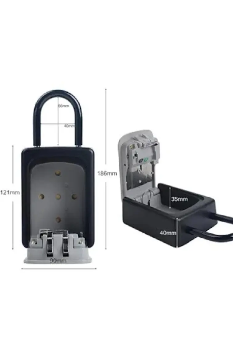 Insafe ISC802KEY Şifreli Anahtar Kutusu - Anahtar Dolabı - Siyah