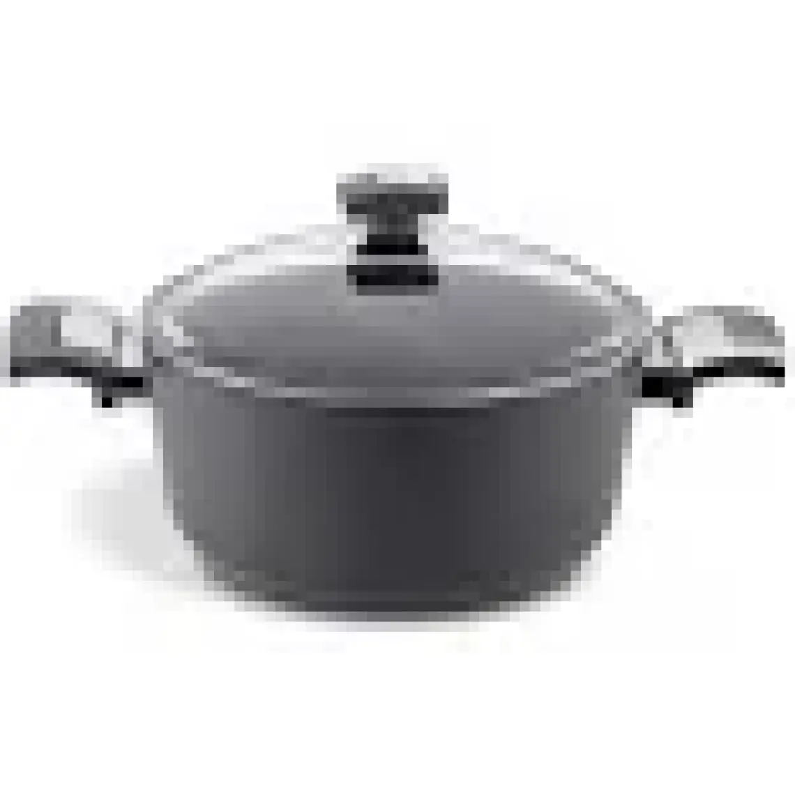 Bonera Vogue 22cm Ahşap Kulp Detaylı Granit Tekli Derin Tencere