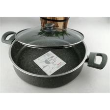 Mehtap Gray 30 cm Granit Karnıyarık Tencere