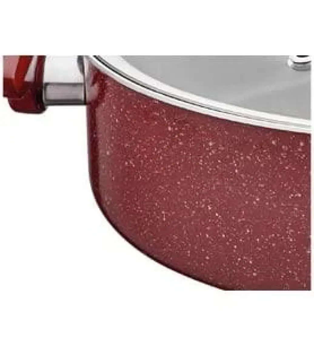 Taç Granit Karnıyarık Tenceresi 30 cm / Basık Tencere
