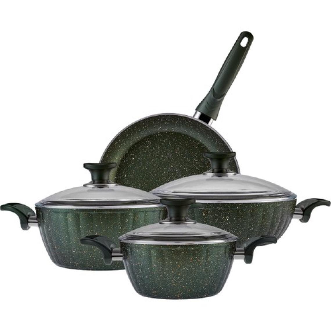 Cookplus Biogranit Dream 7 Parça Tencere Seti Green
