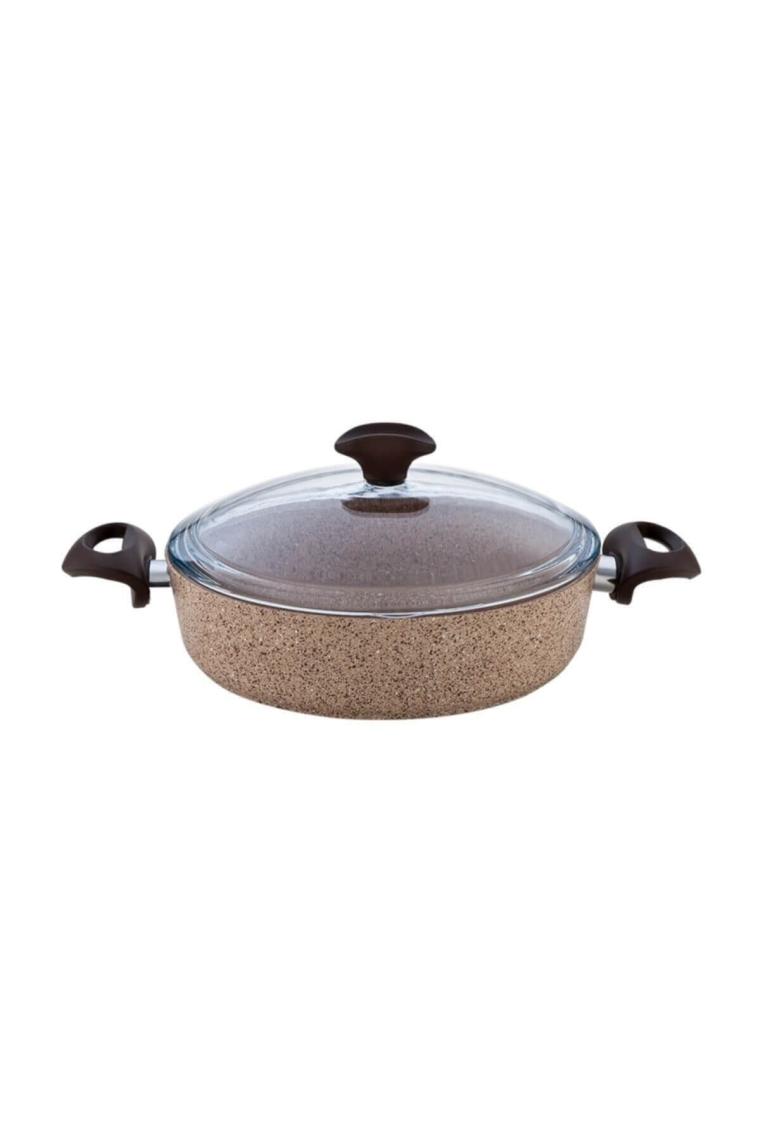 Falez Creamy Granitec 26 cm Kısa Granit Tencere