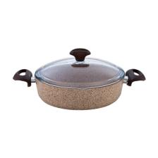 Falez Creamy Granitec 26 cm Kısa Granit Tencere
