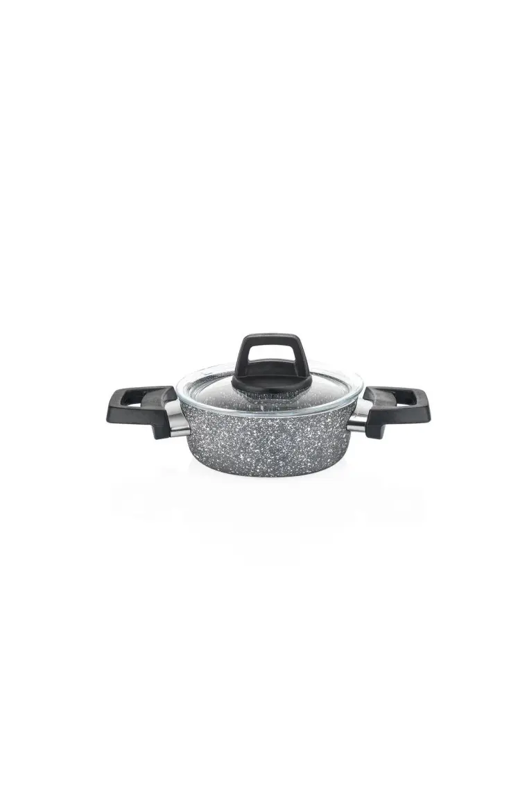 Schafer Piccola Derin Tencere 14CM+TAVA14+KAÇEROLA14CM-4 Parça