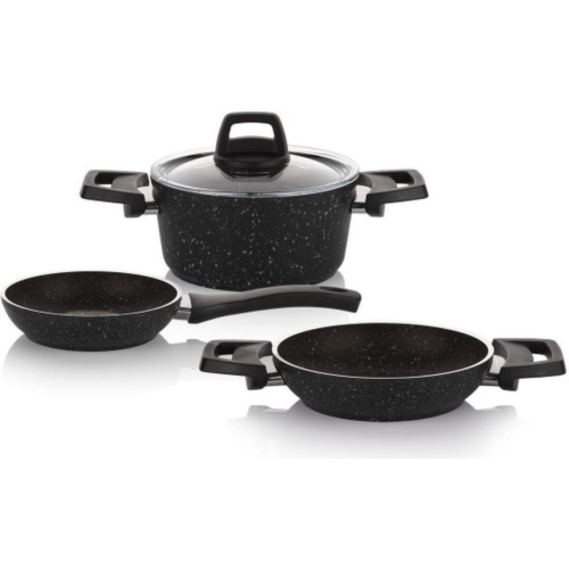 Easy Cook 4 Parça Granit Tencere Seti