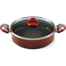 Taç Granit Karnıyarık Tenceresi 28 cm / Basık Tencere - TT 1117