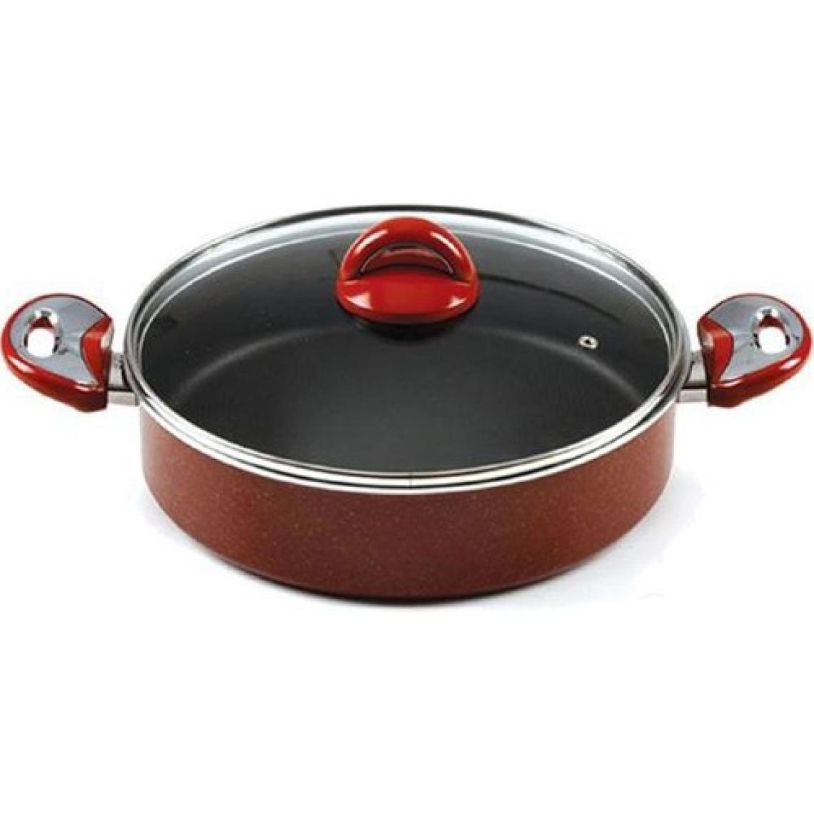 Taç Granit Karnıyarık Tenceresi 28 cm / Basık Tencere - TT 1117