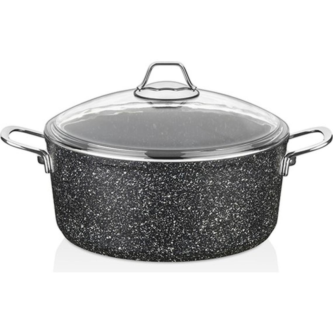 Falez Black Line 26 cm Derin Granit Tencere