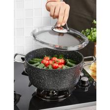 Falez Black Line 26 cm Derin Granit Tencere