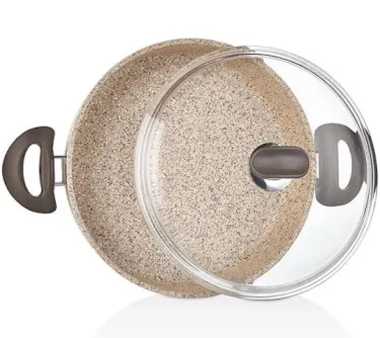 Falez Creamy Granit 20Cm Derin Tencere
