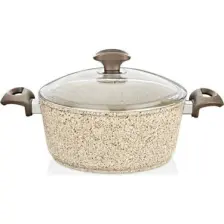 Falez Creamy Granit 20Cm Derin Tencere