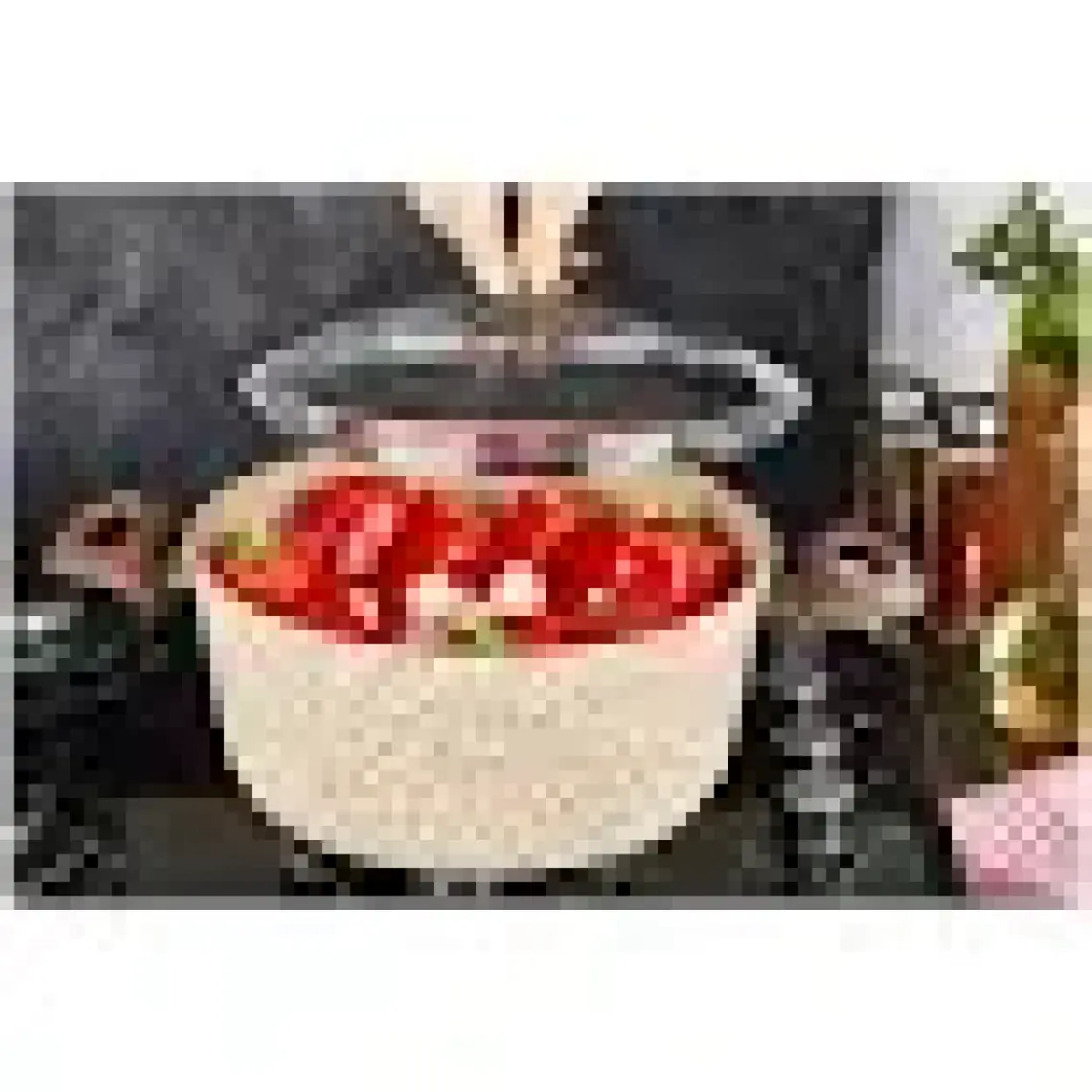 Falez Creamy Granitec 30 Cm Kısa Granit Tencere