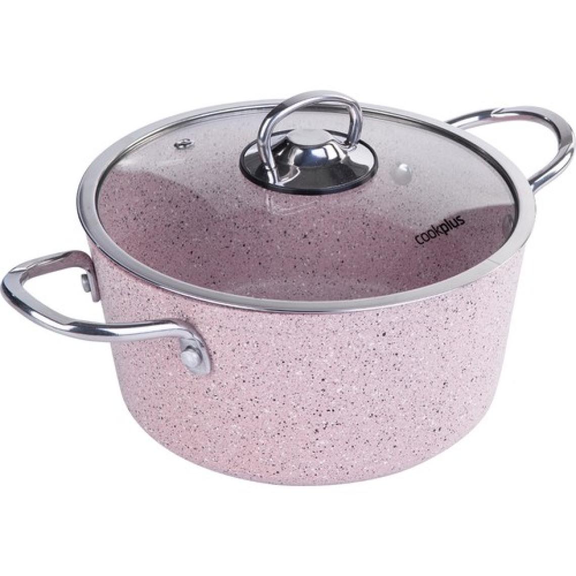 Cookplus Biogranit Alfa Pink 7 Parça Tencere Seti