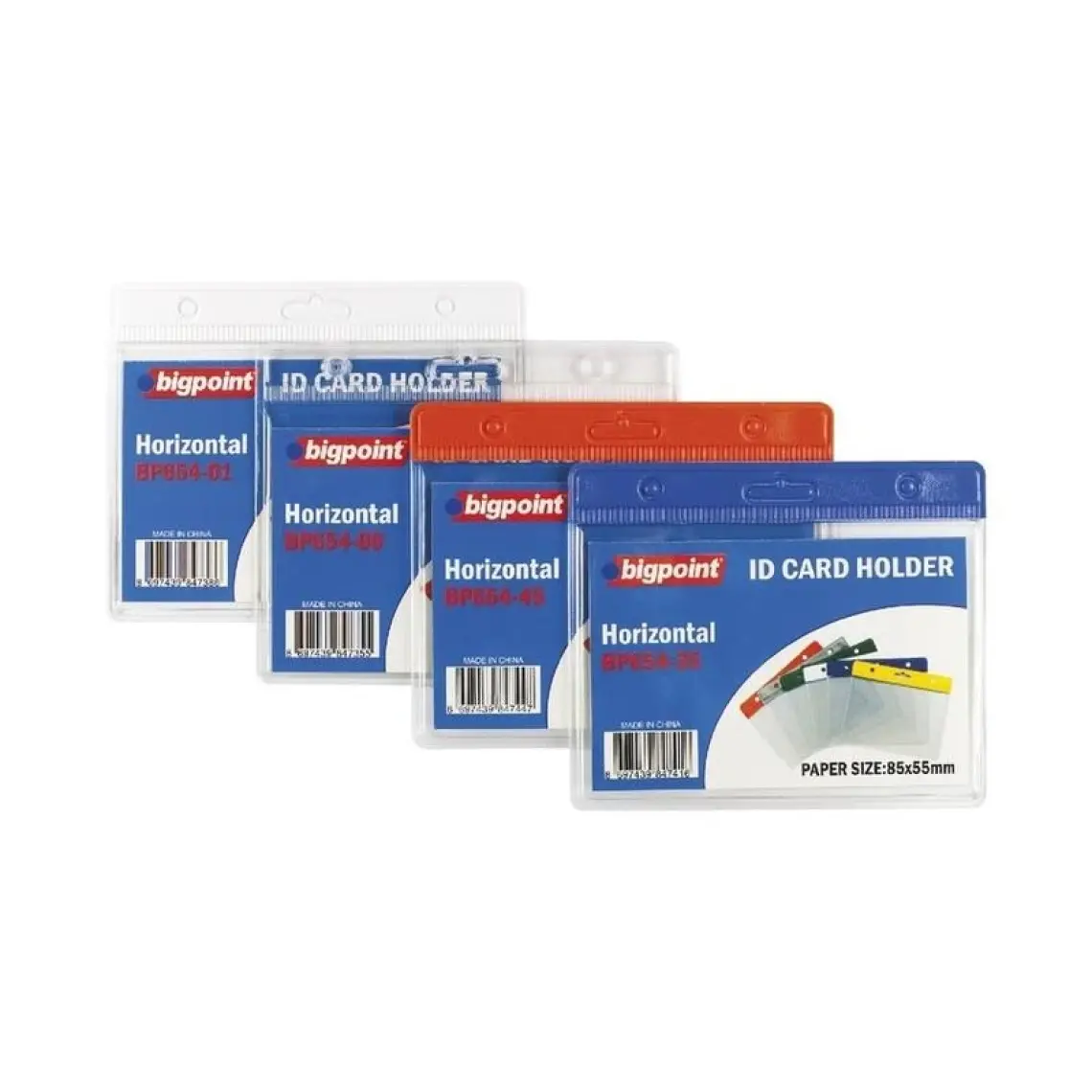 Bigpoint Kart Poşeti Yatay Şeffaf 85x55mm 10'lu Poşet