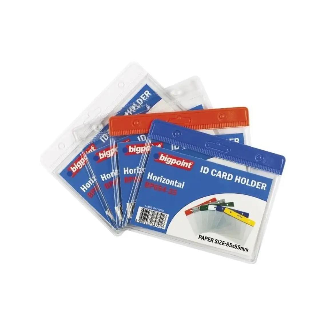 Bigpoint Kart Poşeti Yatay Şeffaf 85x55mm 10'lu Poşet