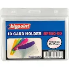 Bigpoint Korumalı Kart Poşeti Yatay Şeffaf 85x55mm 10'lu Poşet