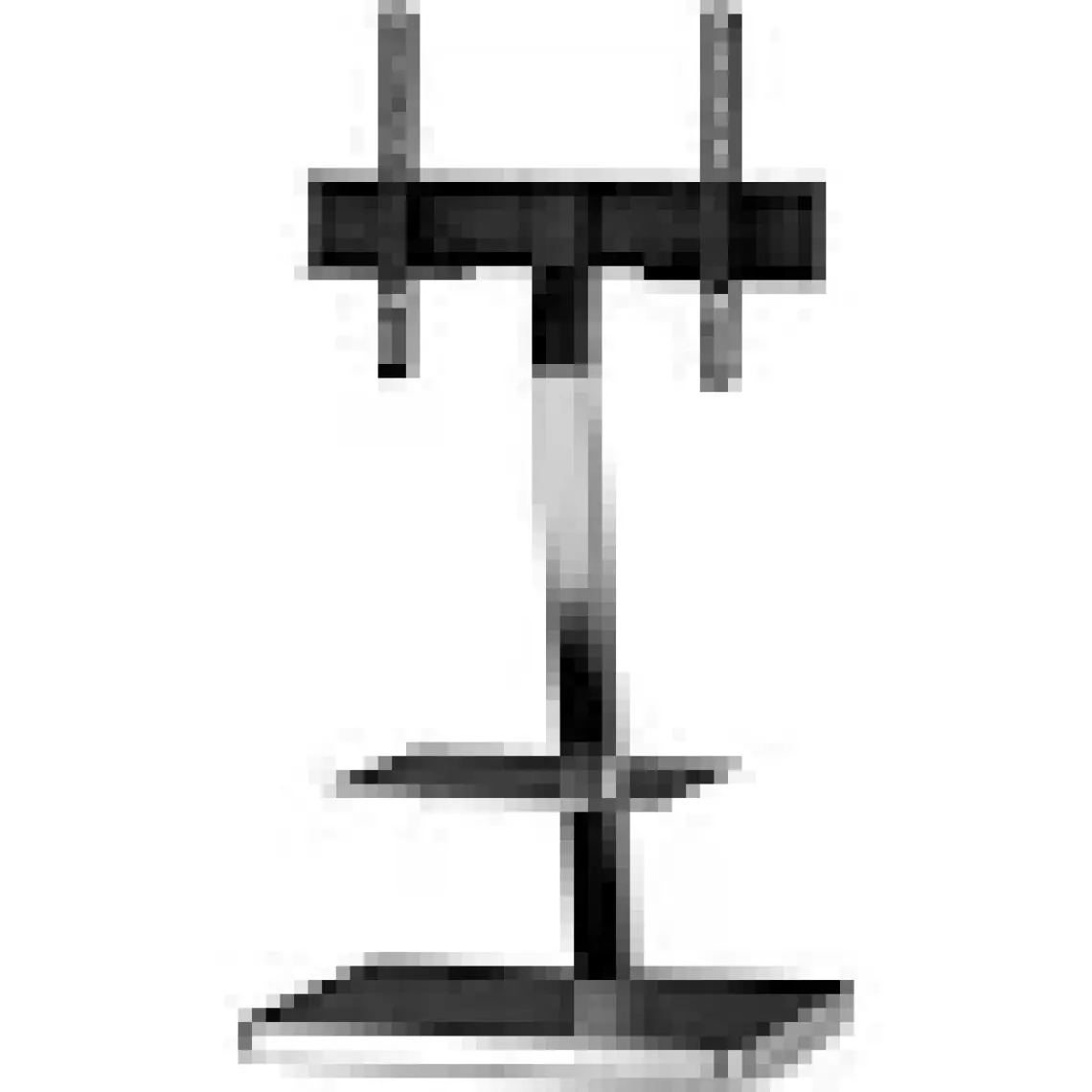 Sonorous  Pl 2710 Wht-Slv-W Tekerlekli 39''- 65'' Tv LED LCD Televizyon Sunum Sehpası ( Beyaz Gümüş )