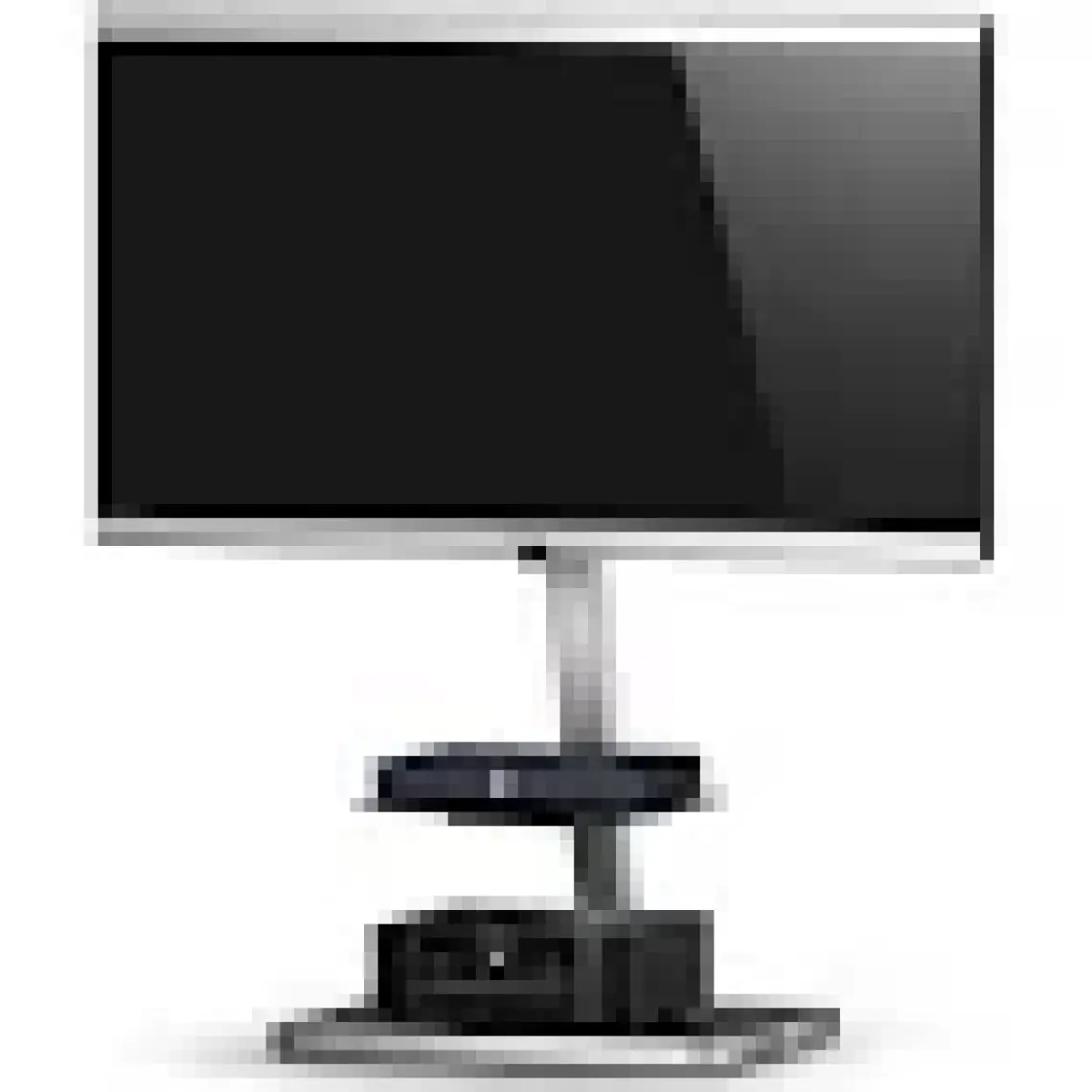 Sonorous  Pl 2710 Wht-Slv-W Tekerlekli 39''- 65'' Tv LED LCD Televizyon Sunum Sehpası ( Beyaz Gümüş )