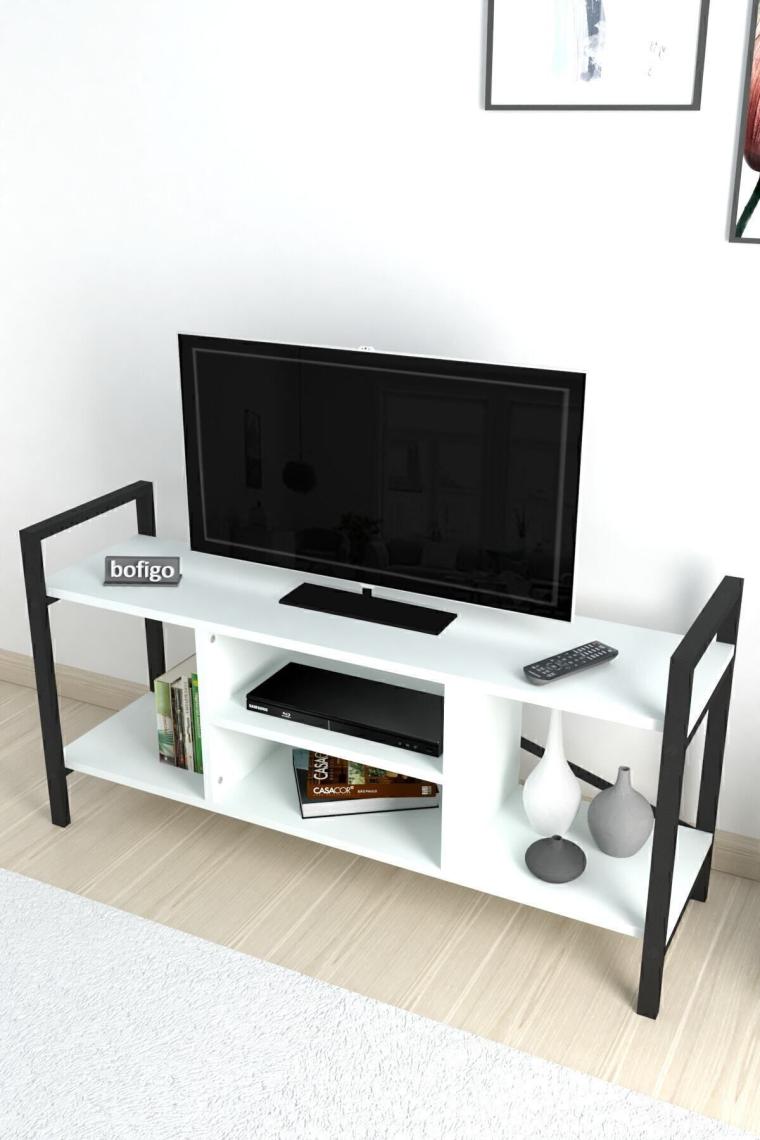 Bofigo Tv Sehpası Raflı Tv Ünitesi Televizyon Sehpası Antrasit