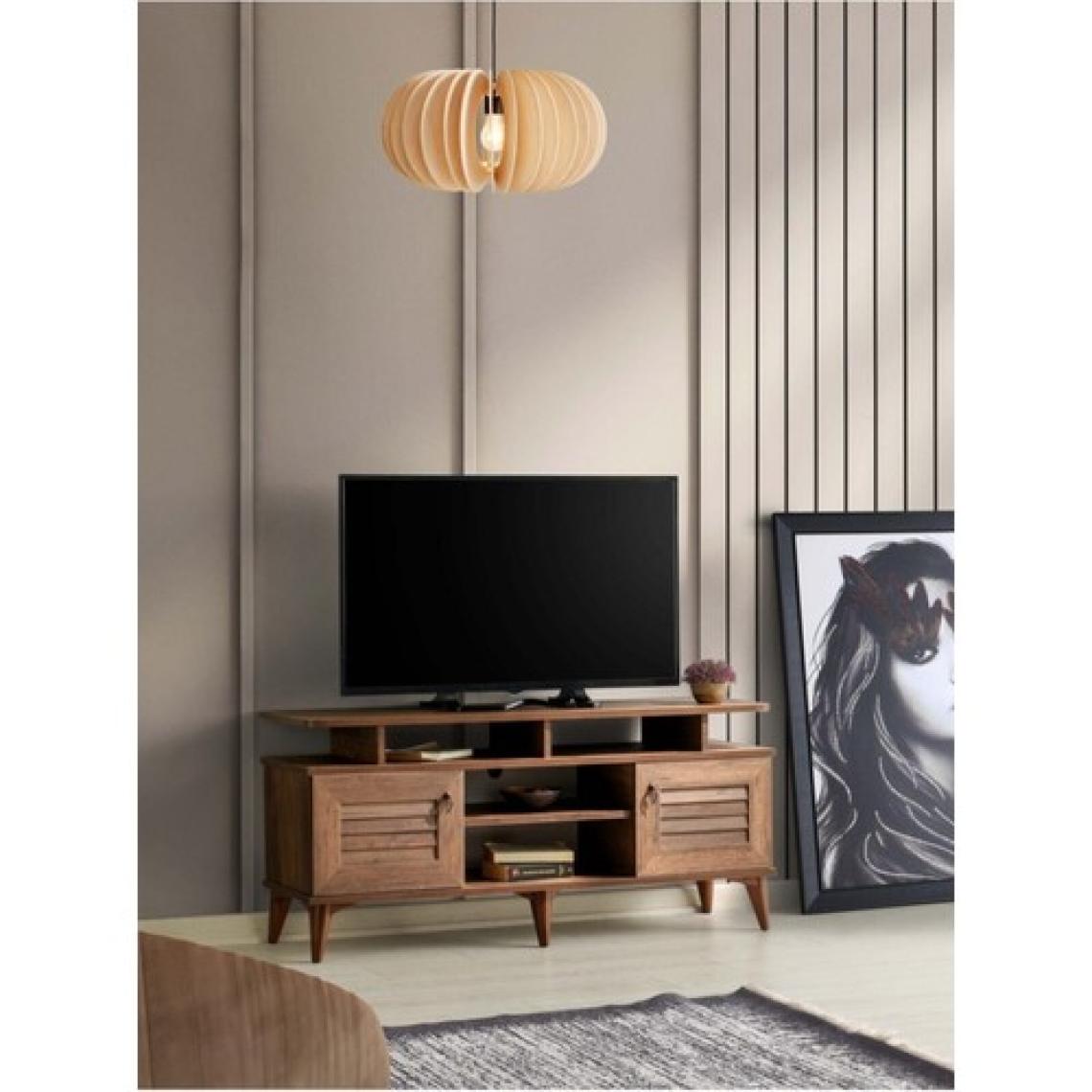 Venüs 130 Cm Panjurlu Raflı Tv Sehpası