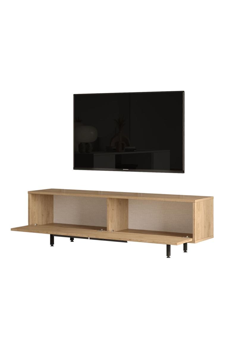 Yurudesign Ocean Tv Ünitesi Sehpası Metal Ayaklı 160CM Sepet On1-S