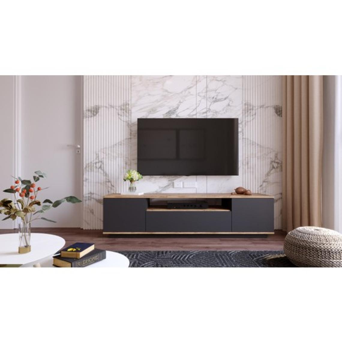 Robin Home Loft Tv Ünitesi Televizyon Sehpası Tv Sehpası Lf7-Aa