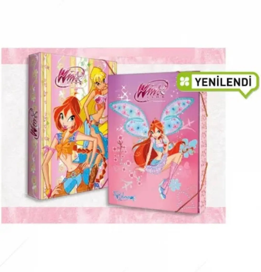Gıpta Winx Lastikli Kutu Klasör 25x35cm