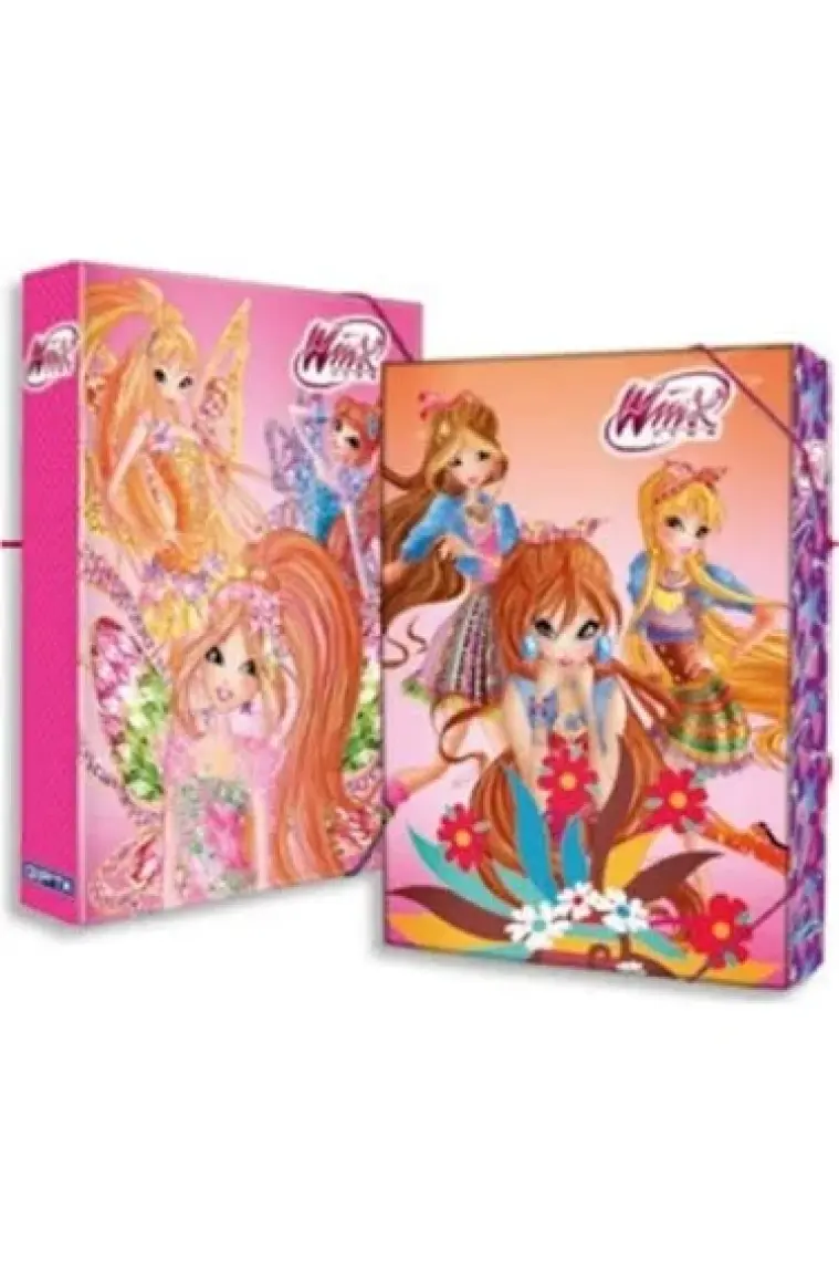 Gıpta Winx Lastikli Kutu Klasör 25x35cm