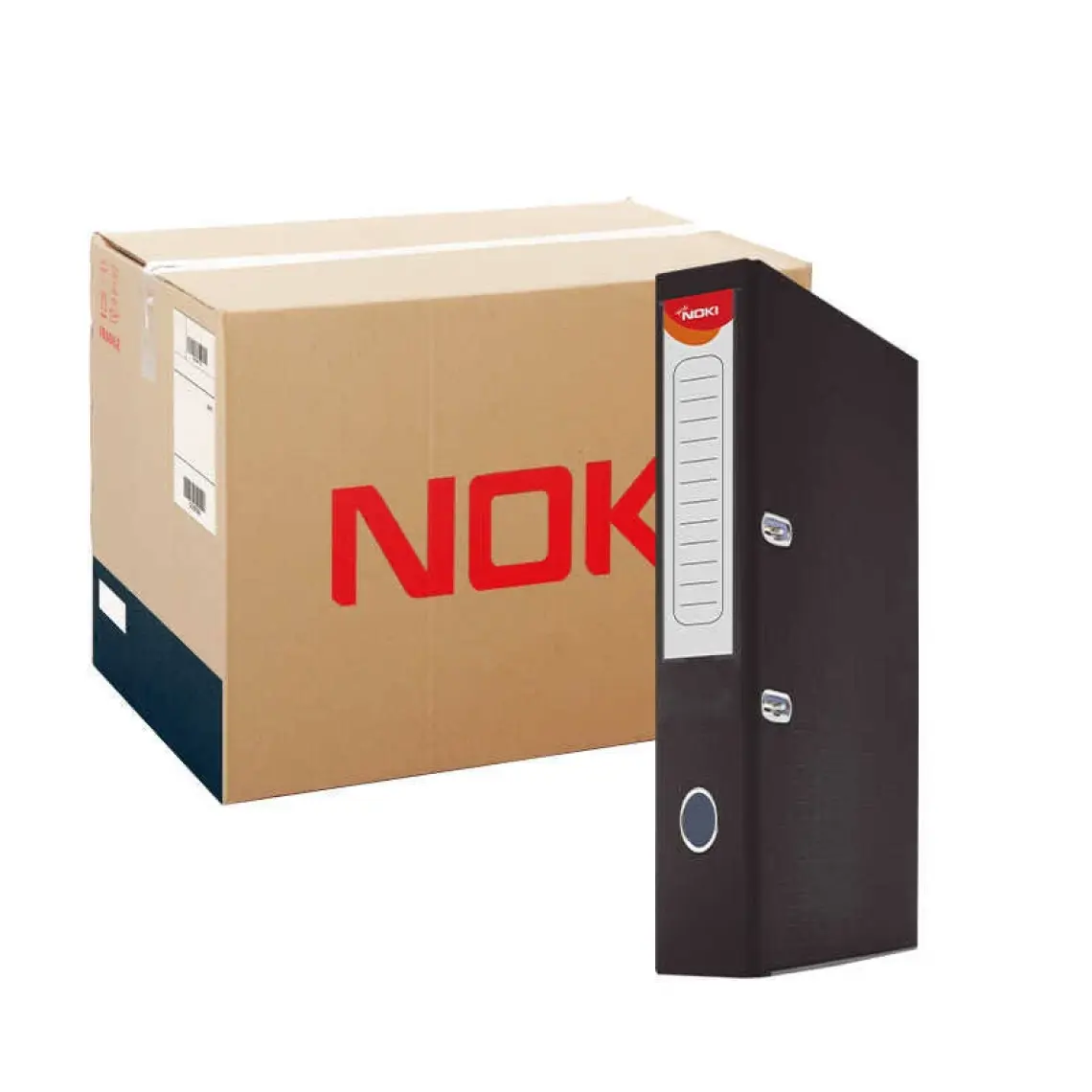 Noki Plastik Dar Klasör 25'li Paket Renk - Siyah