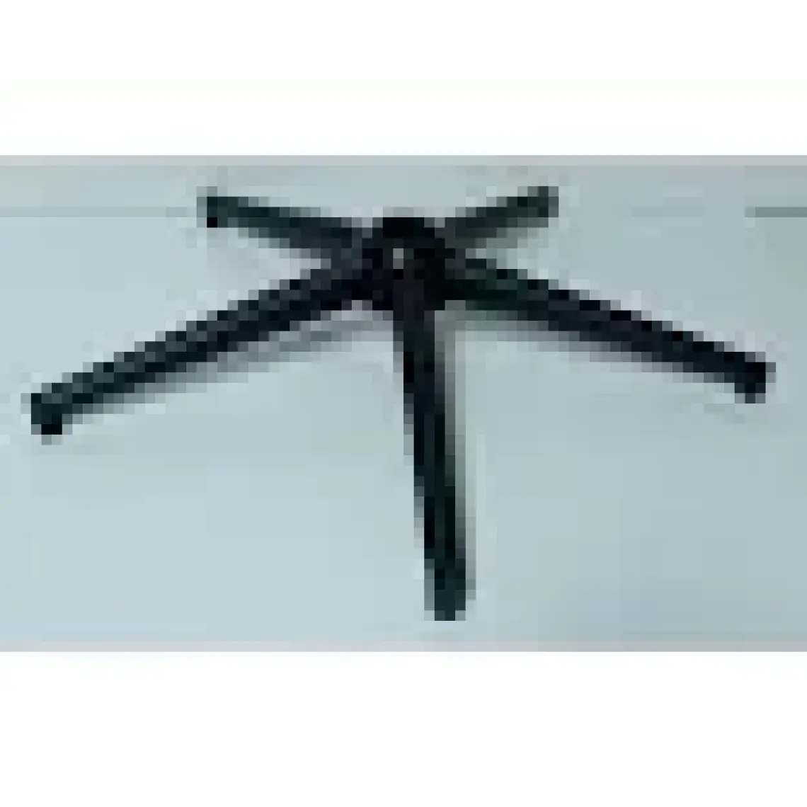 Full Reyon Metal Siyah Konik Yıldız Ayak  Ofis Koltuğu Ayağı