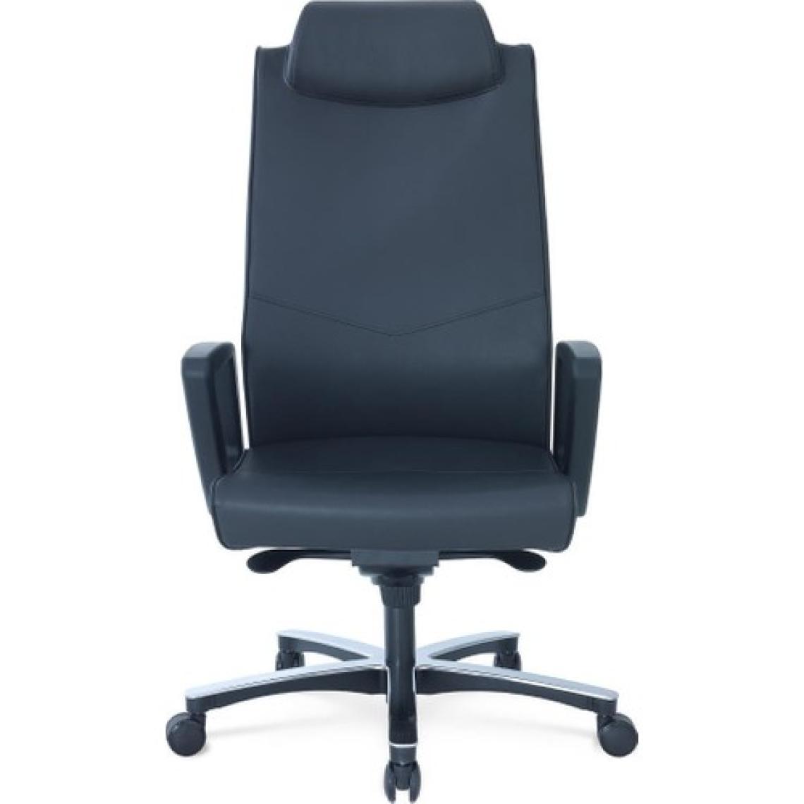 Bürosit Legend 9 Başlıklı Yönetici Koltuğu - Siyah