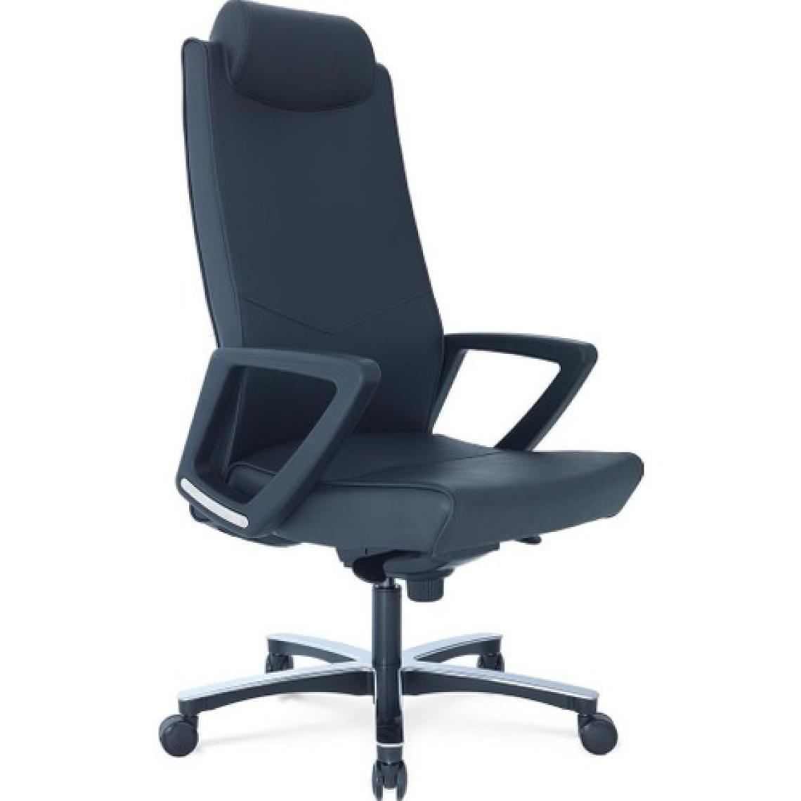 Bürosit Legend 9 Başlıklı Yönetici Koltuğu - Siyah