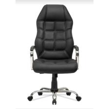 Dopa Ofis - Müdür - Büro - Makam Çalışma Koltuğu Siyah Renk Krom Ayaklı