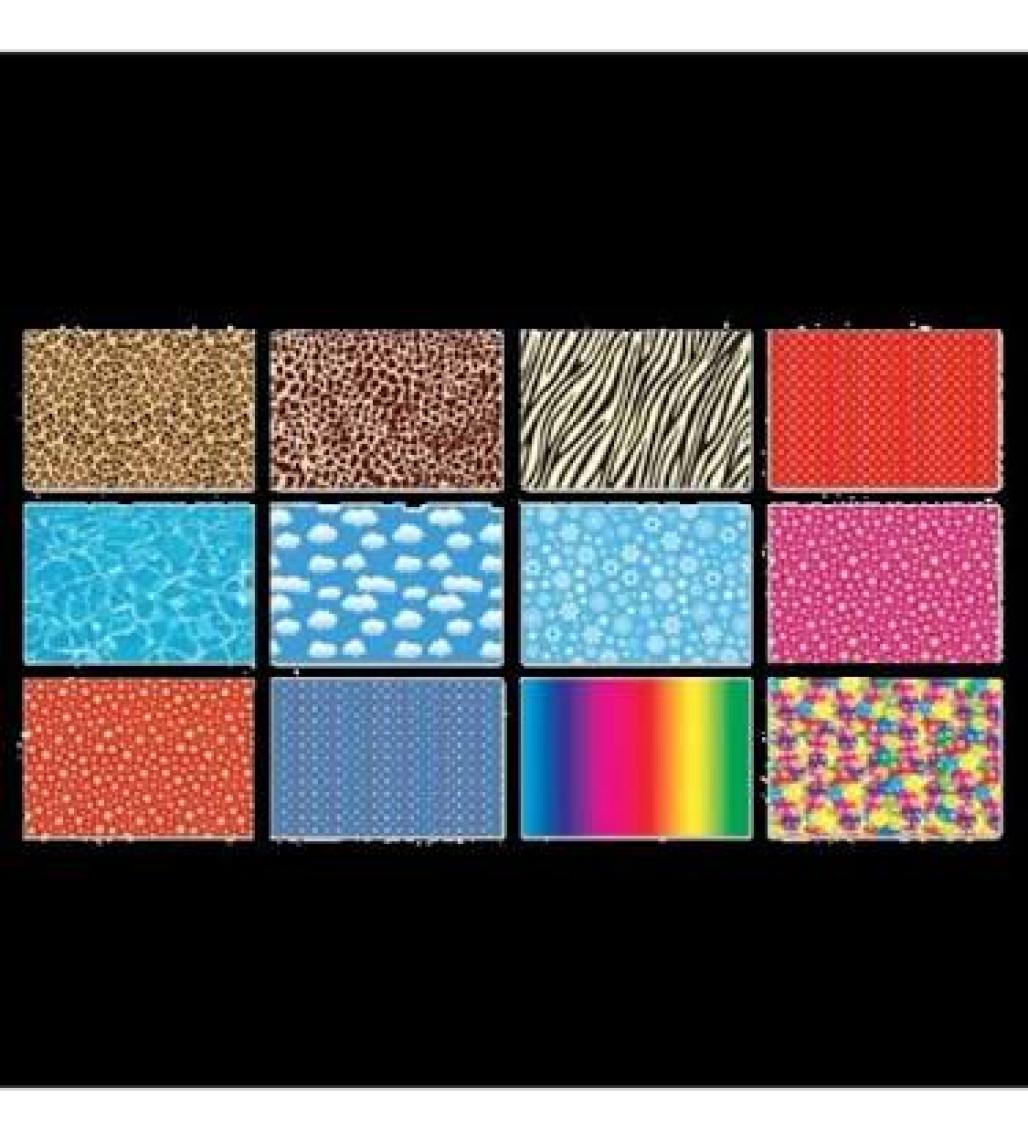 K.Color 35*50 12Li Krş.Desenli Fon Kartonu