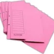 Alemdar Yarım Kapak Karton Dosya Pembe 400 Adet/Koli