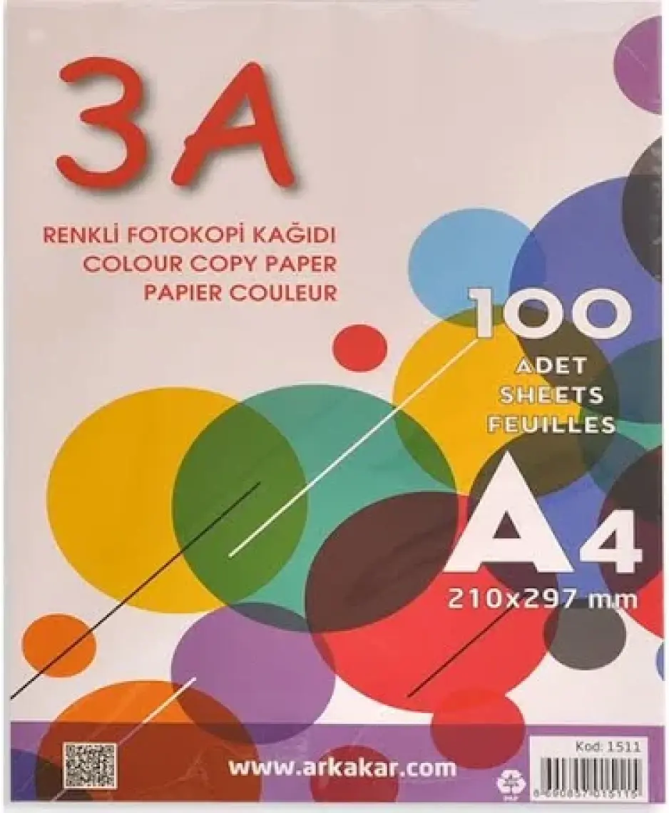Altis 3A Renkli Fotokopi Kağıdı