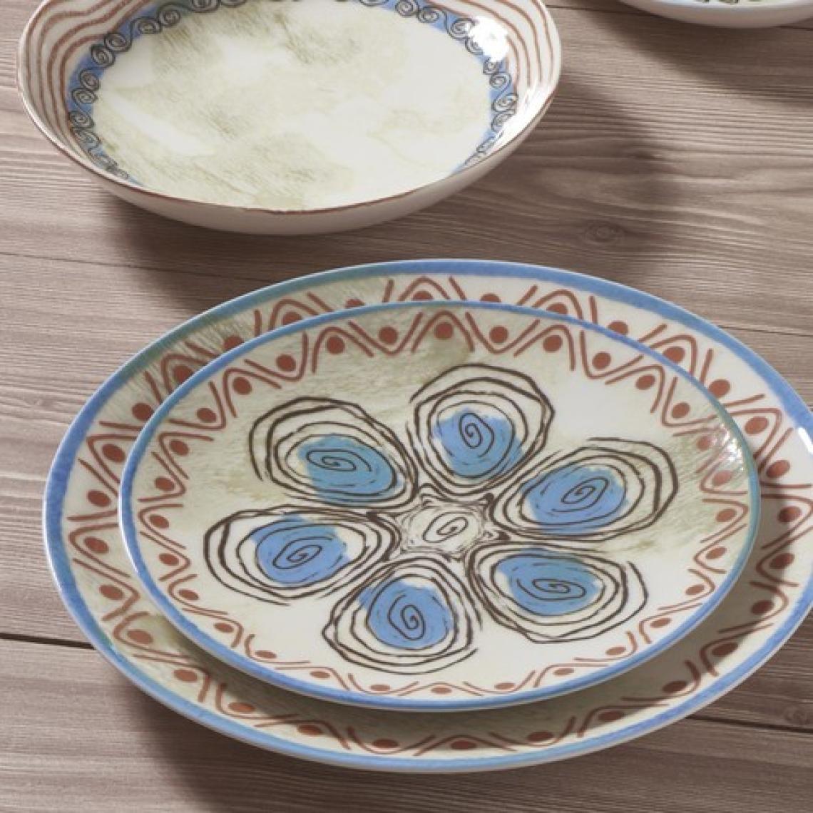 Güral Porselen Güral Atina 24 Parça 6 Kişilik Bone Yemek Takımı -