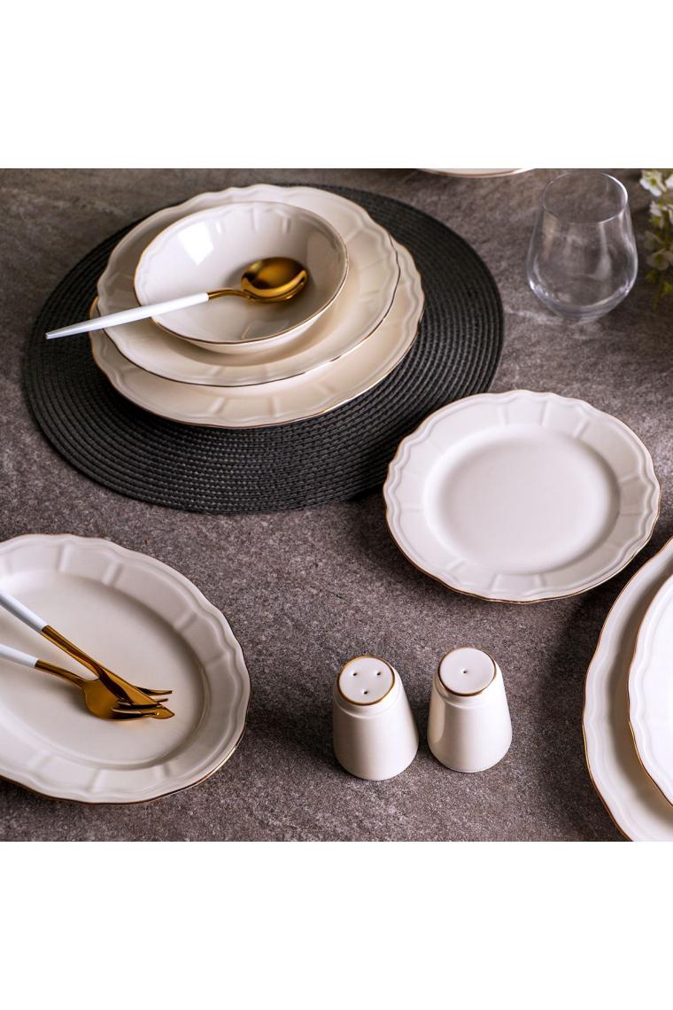 Aryıldız Tiffany Gold 24 Parça 6 Kişilik Yemek Takımı
