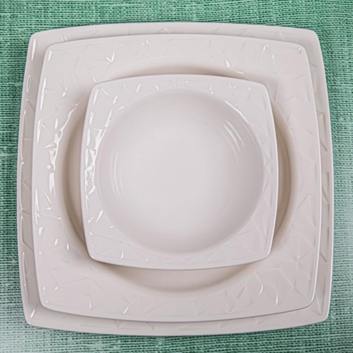 Güral Porselen Güral Vıvente 24 Parça 6 Kişilik Bone Yemek Takımı